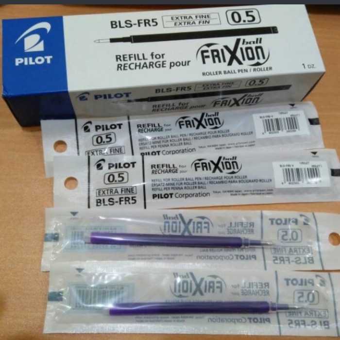

PROMO pilot refill frixion 0,5 hitam dan biru