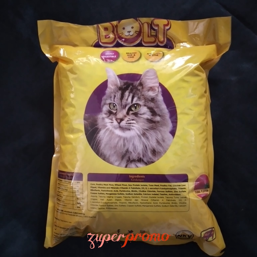 Bolt Cat Donut Repack 1kg / Bolt Cat Tuna Donut / Bolt Cat Bentuk Donut Rasa Tuna