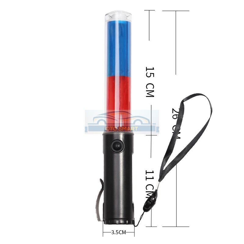 Senter Polisi Multi Function Baton Lalu Lintas Tongkat Parkir 500m/SENTER PARKIR