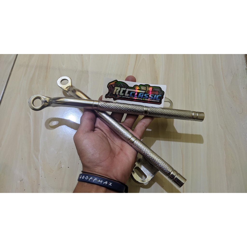 Begel panjang Cb full besi motif bubut kartel crum