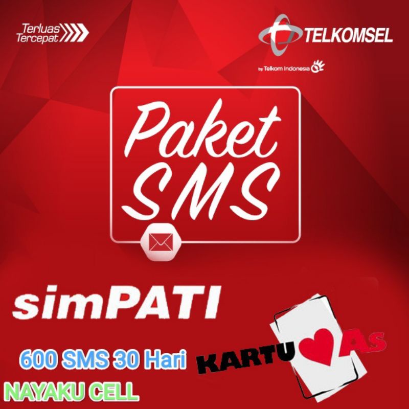 PAKET SMS TELKOMSEL KE SEMUA OPERATOR BULANAN 30 HARI