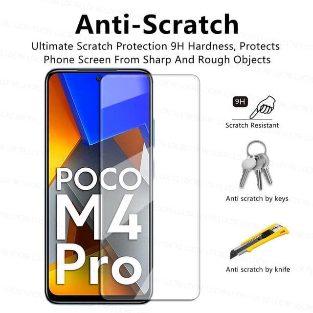 POCO M5 M5S / M4 PRO 4G / M3 / M3 PRO 5G TEMPERED GLASS SCREEN GUARD ANTI GORES KACA