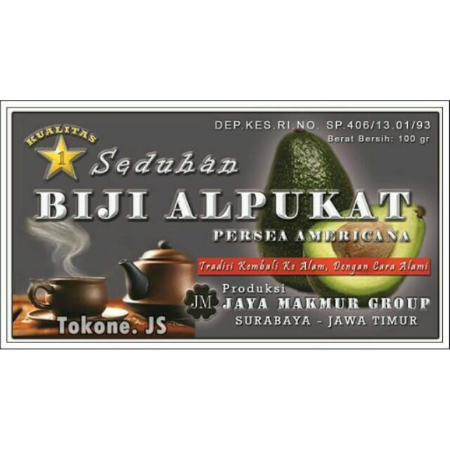

Seduhan Biji Alpukat