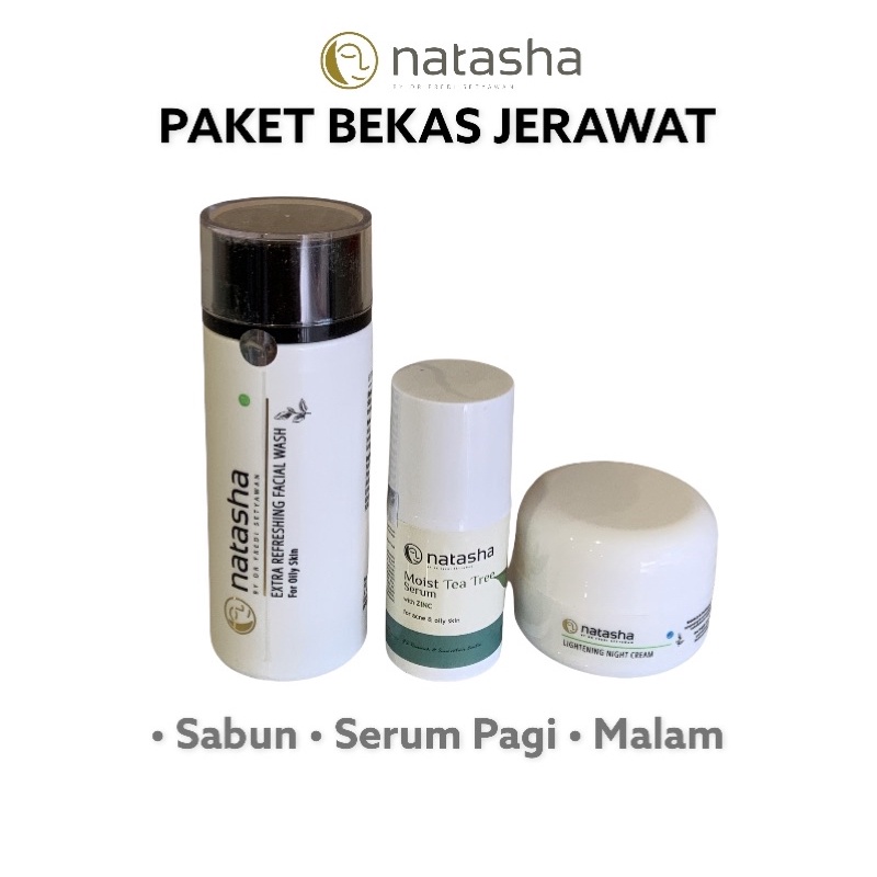 NATASHA SKINCARE KRIM BEKAS  JERAWAT PAKET