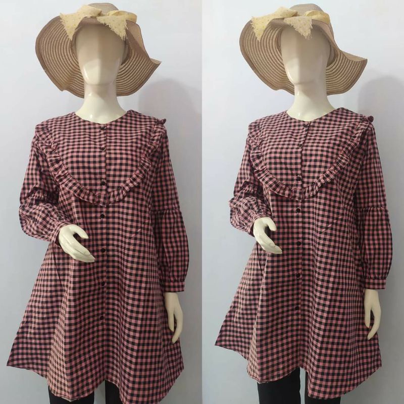 TUNIK KATUN KOTAK JUMBO