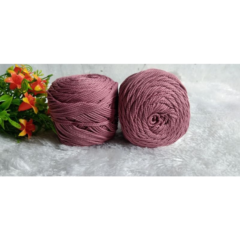 Benang rajut poly kilap PREMIUM