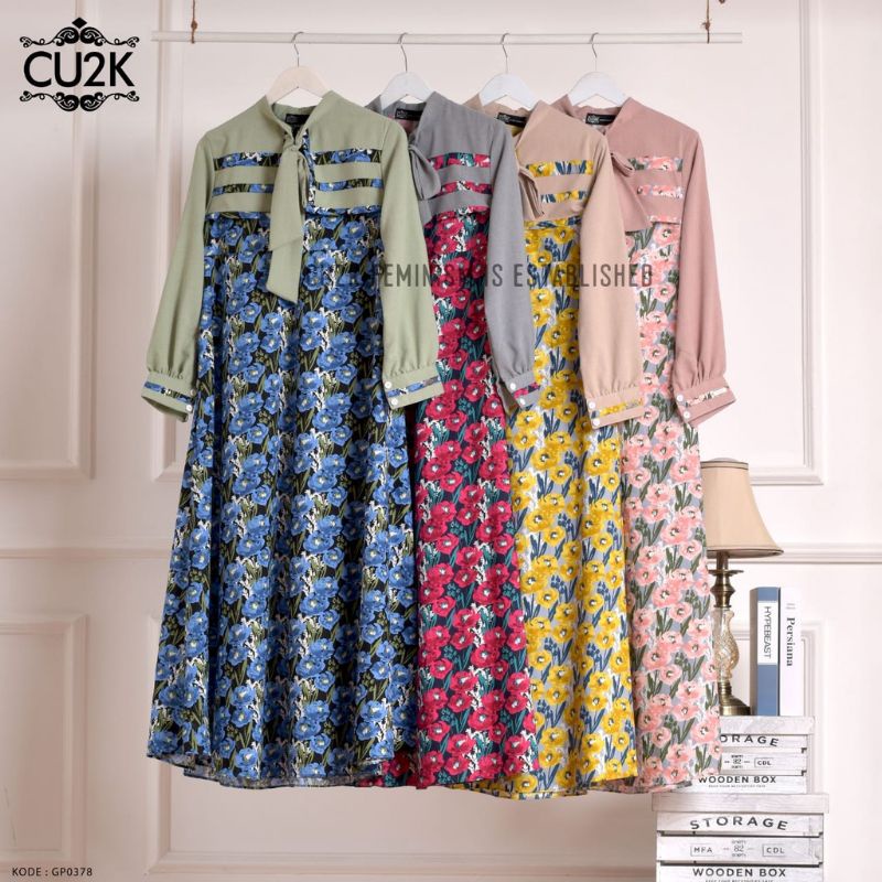 TAZANNA DRESS CU2K // GAMIS WANITA TERBARU  // GAMIS KASUAL TERBARU