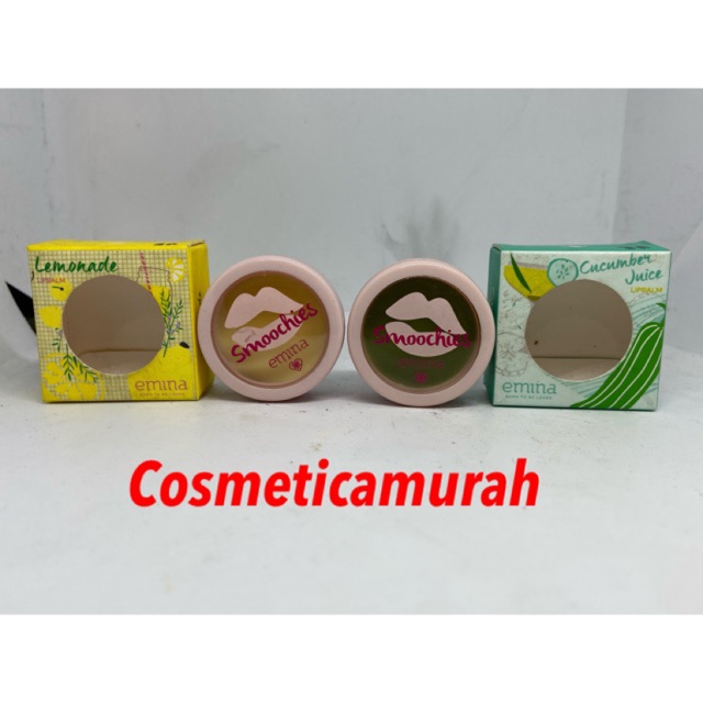 [ EMINA SMOOCHIES ] Emina lipbalm - lomande dan cucumber