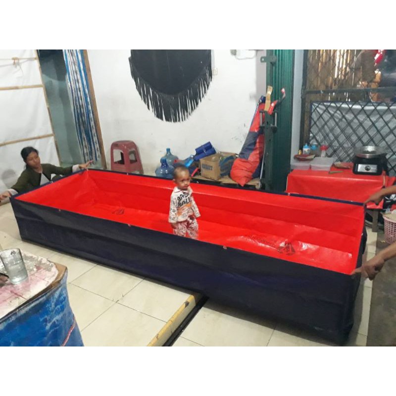 terpal kolam ikan TYPE A5 ukuran (300×100×50)