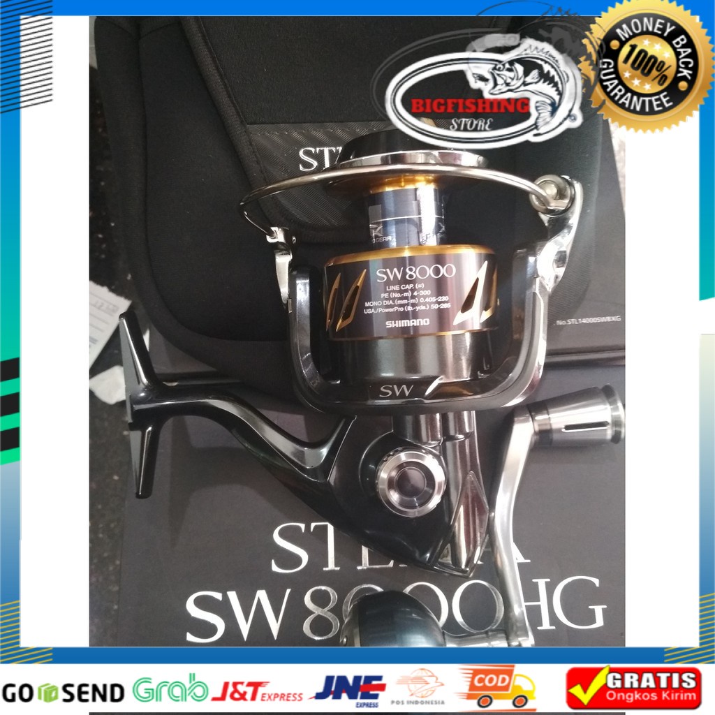 REEL FISHING SHIMANO STELLA SW 8000 HG TERBAIK