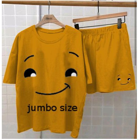 setelan jumbo imut / big size / xxl / muat sampai 72kg