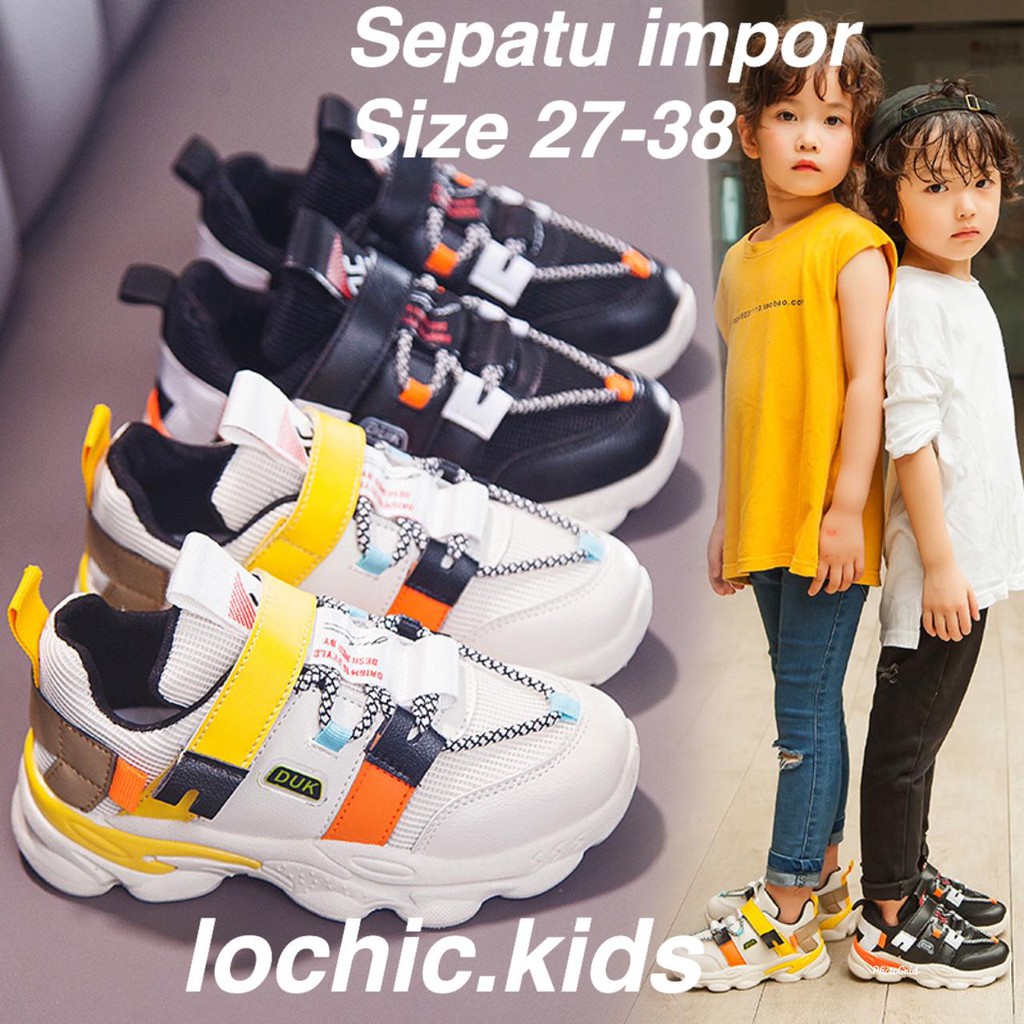 (LOLI-JKT) 806 Sepatu Anak Impor Size 27-38 (LOCHIC)