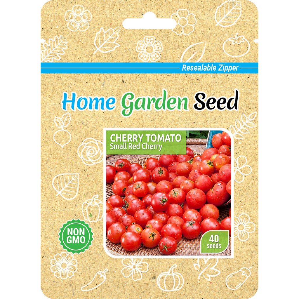 Benih Tomat, Cherry Tomato Small Red Cherry - Home Garden Seed