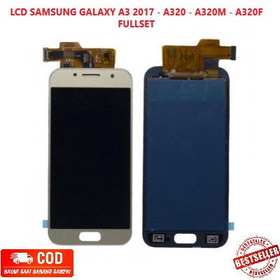 LCD SAMSUNG GALAXY A3 2017 - A320 - A320M - A320F FULLSET + TOUCHSCREEN | KONTRAS MAIN | WELSUS
