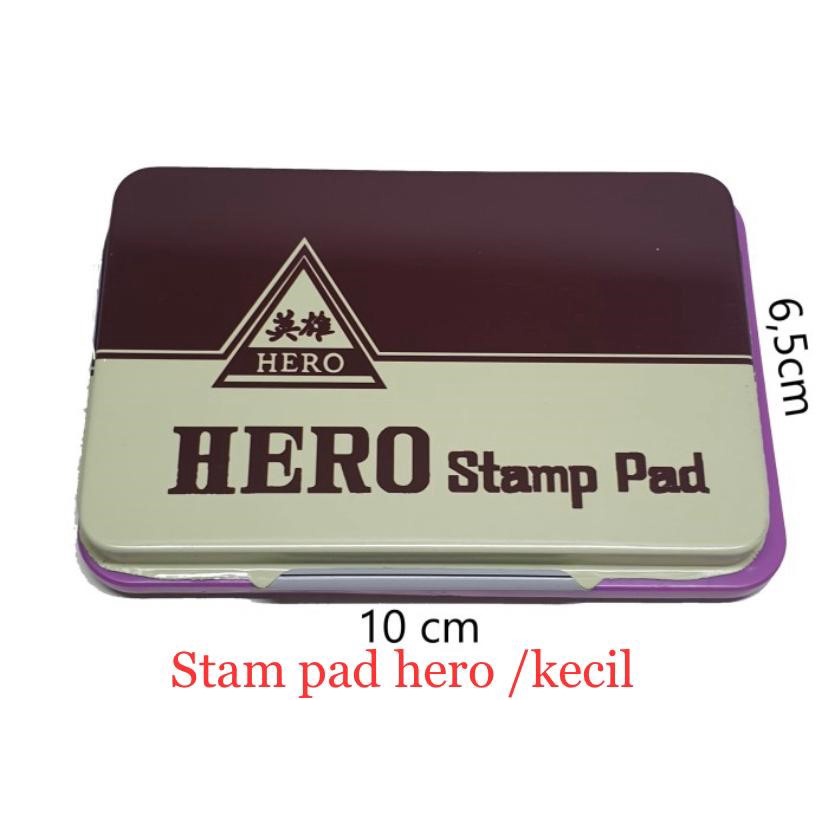 

[1 Pcs] Bantalan Stempel Hero Kecil Besar / Stamp Pad Hero Kecil Besar