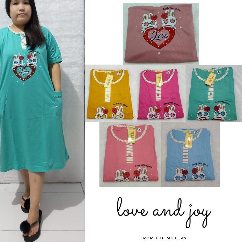 SR86 Daster Jumbo Kaos Premium By sofie dan TESSA