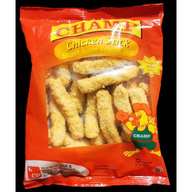 

Champ Chicken Stick 250gr barcode 8993207569574