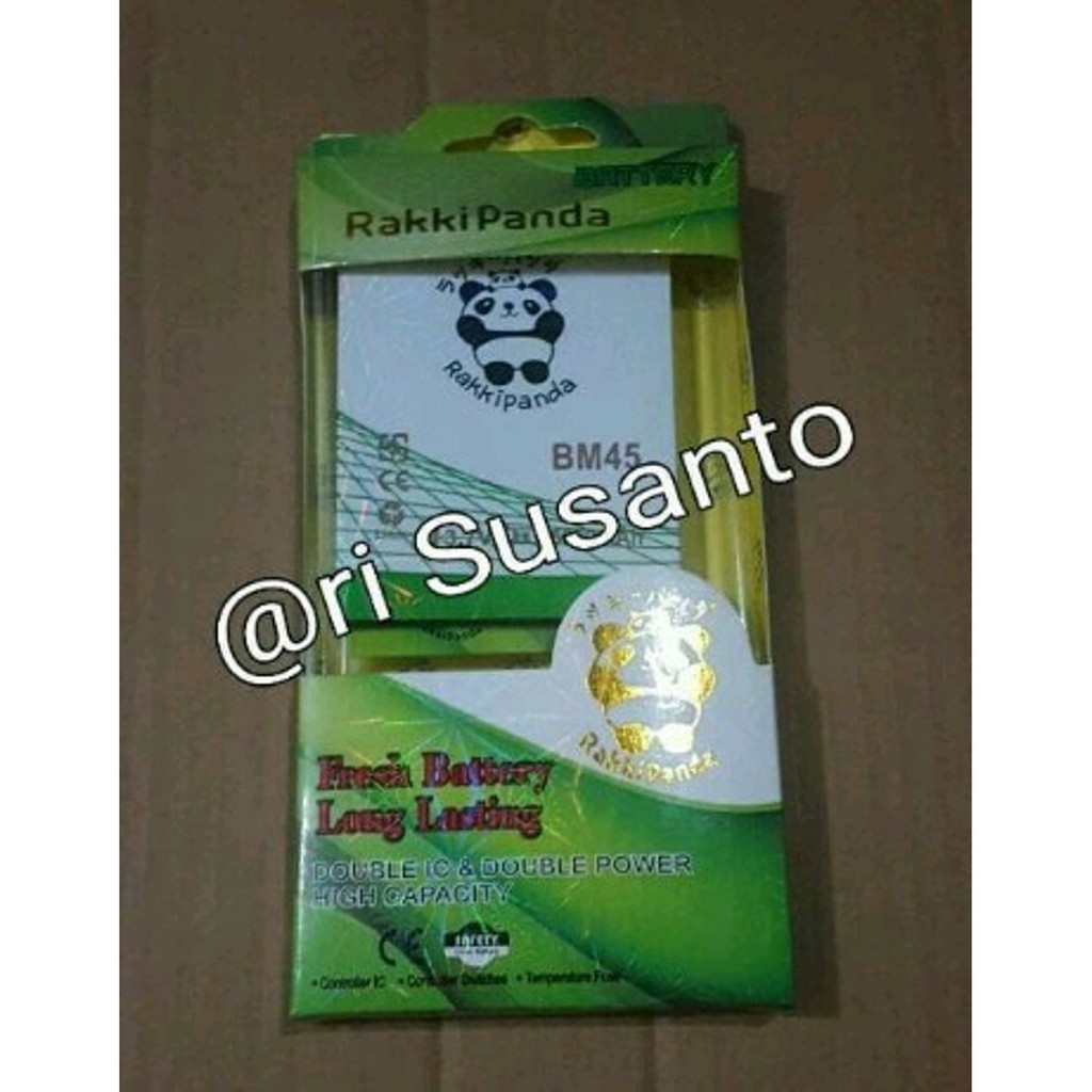 Baterai Rakkipanda for Xiaomi Redmi Note 2 Prime BM45 Double Power Protection