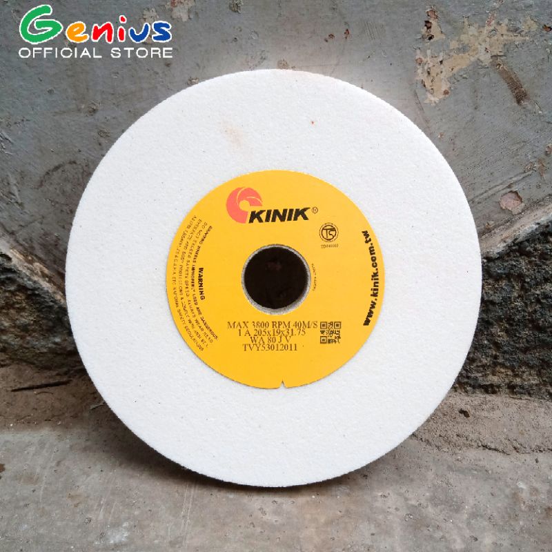 KINIK Batu Gerinda Duduk 8" Gurinda Asah Grinding Wheel 8 Inch MADE IN TAIWAN 205 x 19 MM