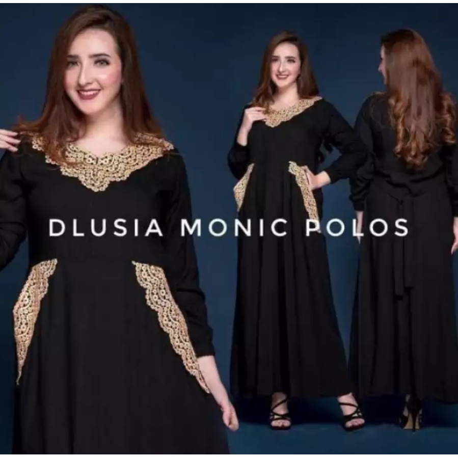 LONGDRESS MONIC | DASTER ARAB BUSUI KEKINIAN MURAH JUMBO DASTER BALI RAYON PREMIUM