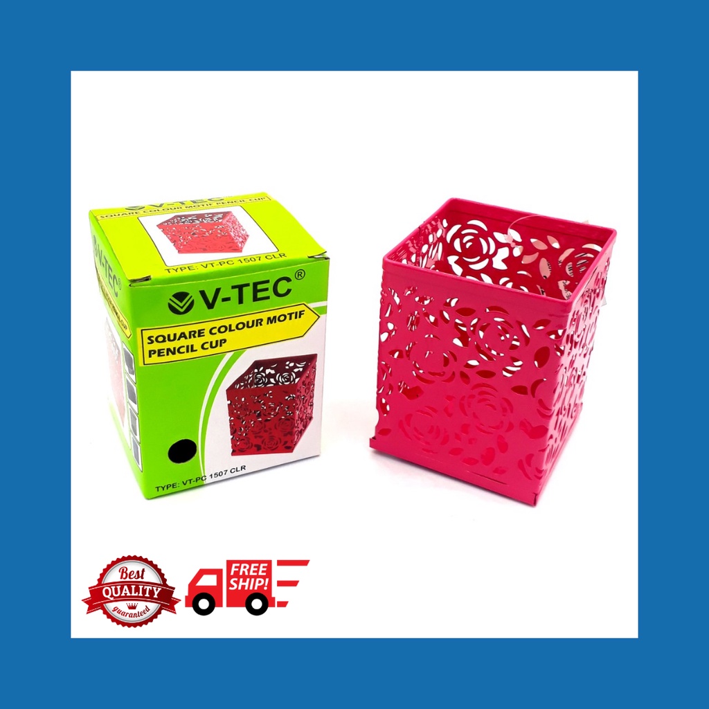

V-TEC PENCIL CUP KOTAK MOTIF TYPE VT - PC 1507 COLOUR