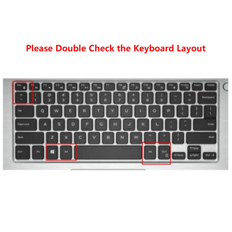 For 13.3 Inches Dell Inspiron 15 7000 7572 7570  Soft Ultra-thin Silicone Laptop Keyboard Cover Protector