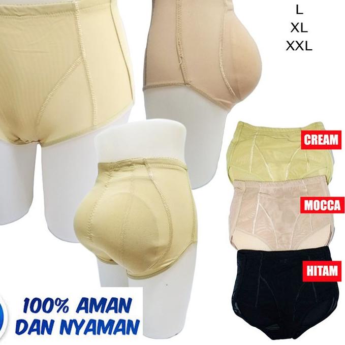 Celana busa Pantat palsu segitiga POLOS / celana busa / busa bokong