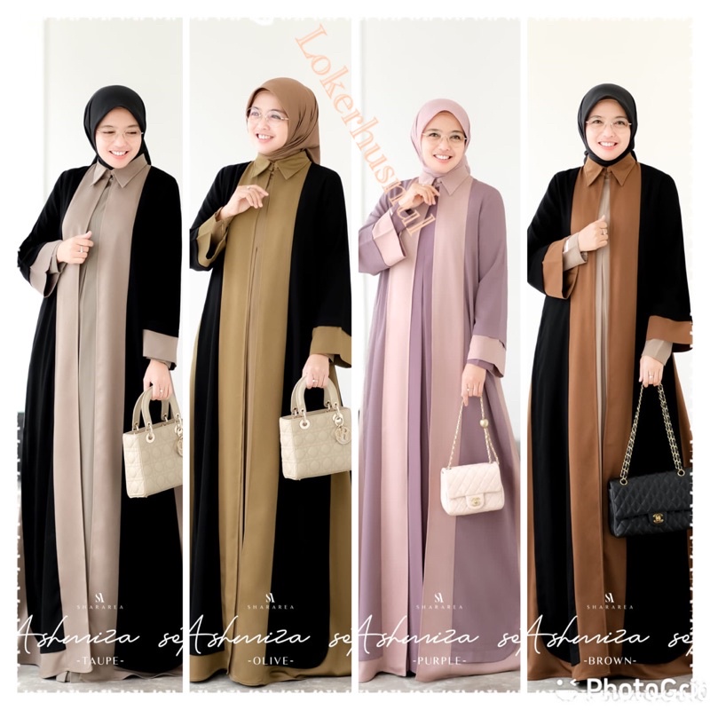 ashmiza  set (baju+outer) by shararea