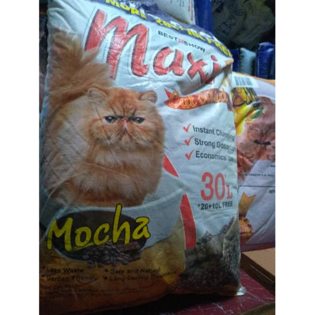 KHUSUS GOJEK PASIR KUCING GUMPAL WANGI MAXI 30L