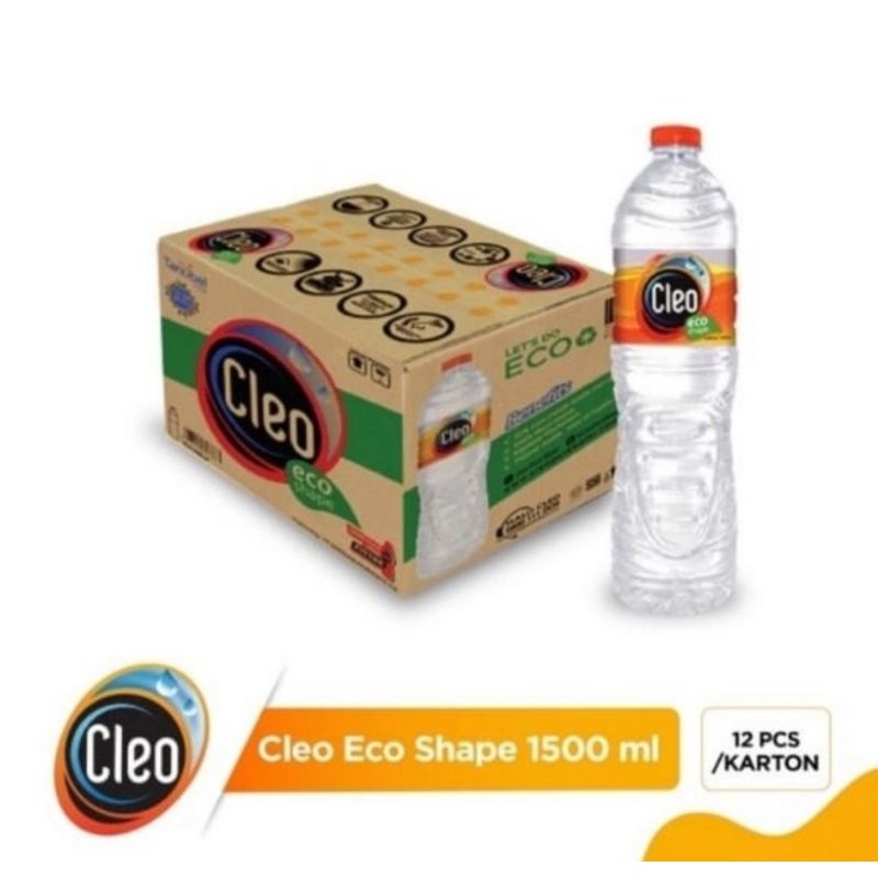 

Cleo 1500ml isi 12 botol