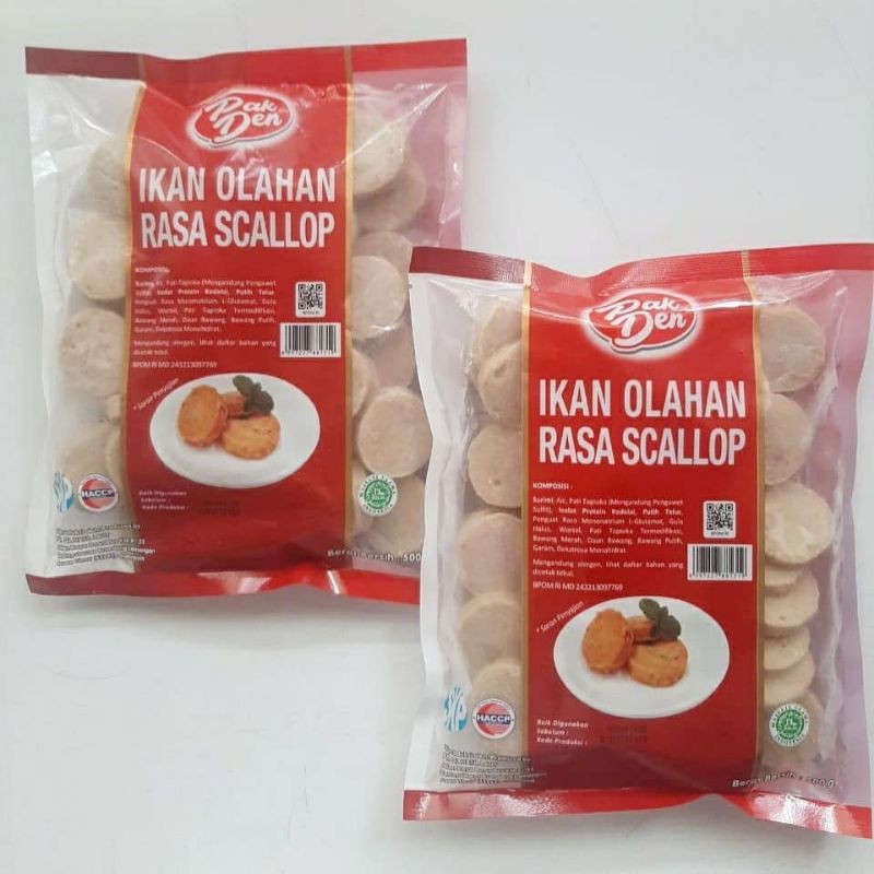 

Pakden scallop 500gr