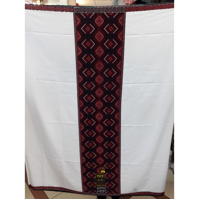 SARUNG HMM SAMARINDA SUPER PUTIH POLOS sarung putih polos samarinda super hmm super COD bayar ditemp
