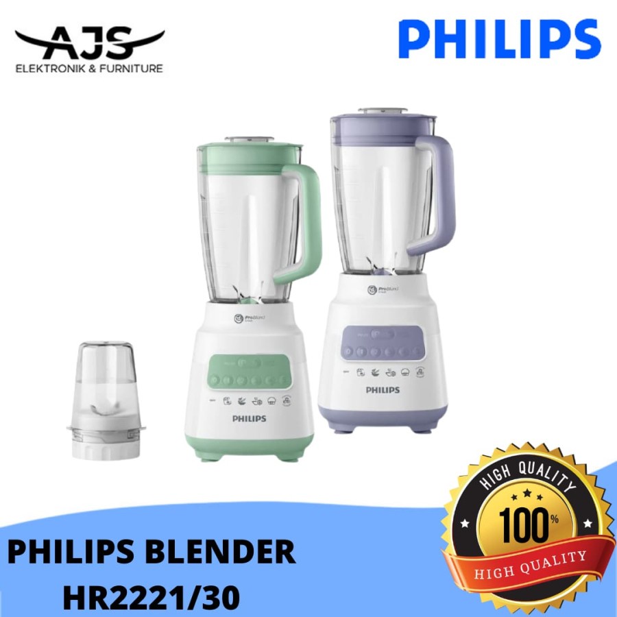 Blender Plastik Philips 2 liter HR 2221