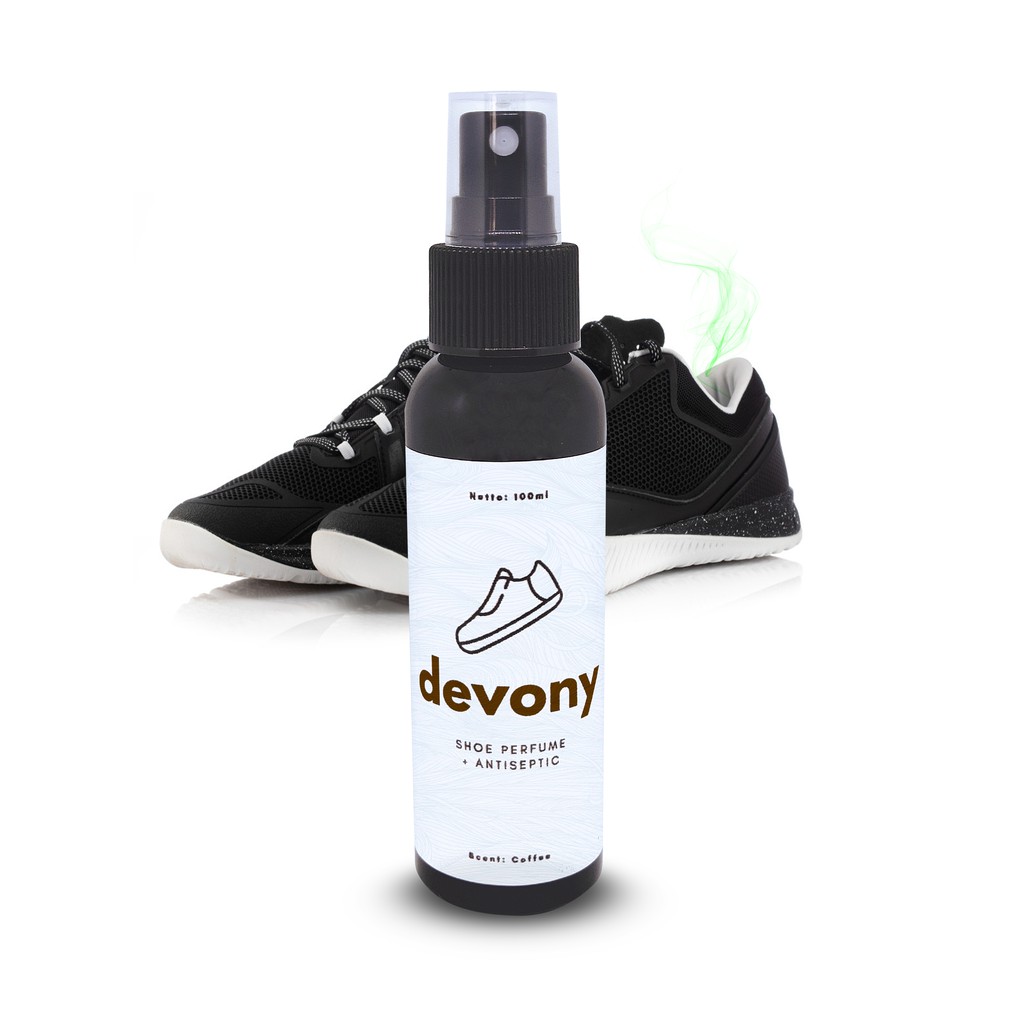 DEVONY Parfum Sepatu Penghilang Bau Tak Sedap 100ml Aroma Coffee