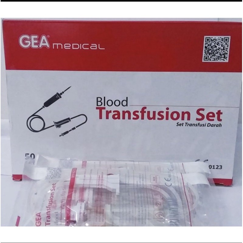 BLOOD TRANSFUSION SET / SET TRANSFUSI DARAH / SELANG TRANSFUSI - GEA