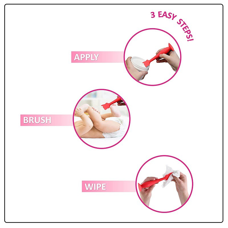 Lababy Silicone Bum Brush