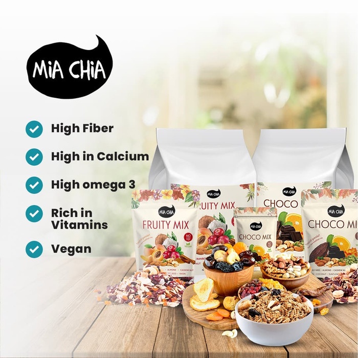 

Vs201Vv Healthy Snack Mia Chia Choco Mix 200G Dscscv