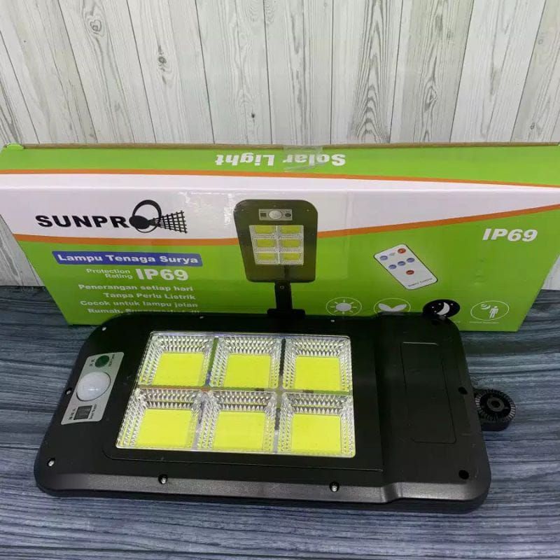 Lampu Tenaga Surya Outdoor Sunpro IP69 180 Watt - Lampu Jalan Pagar &amp; Taman