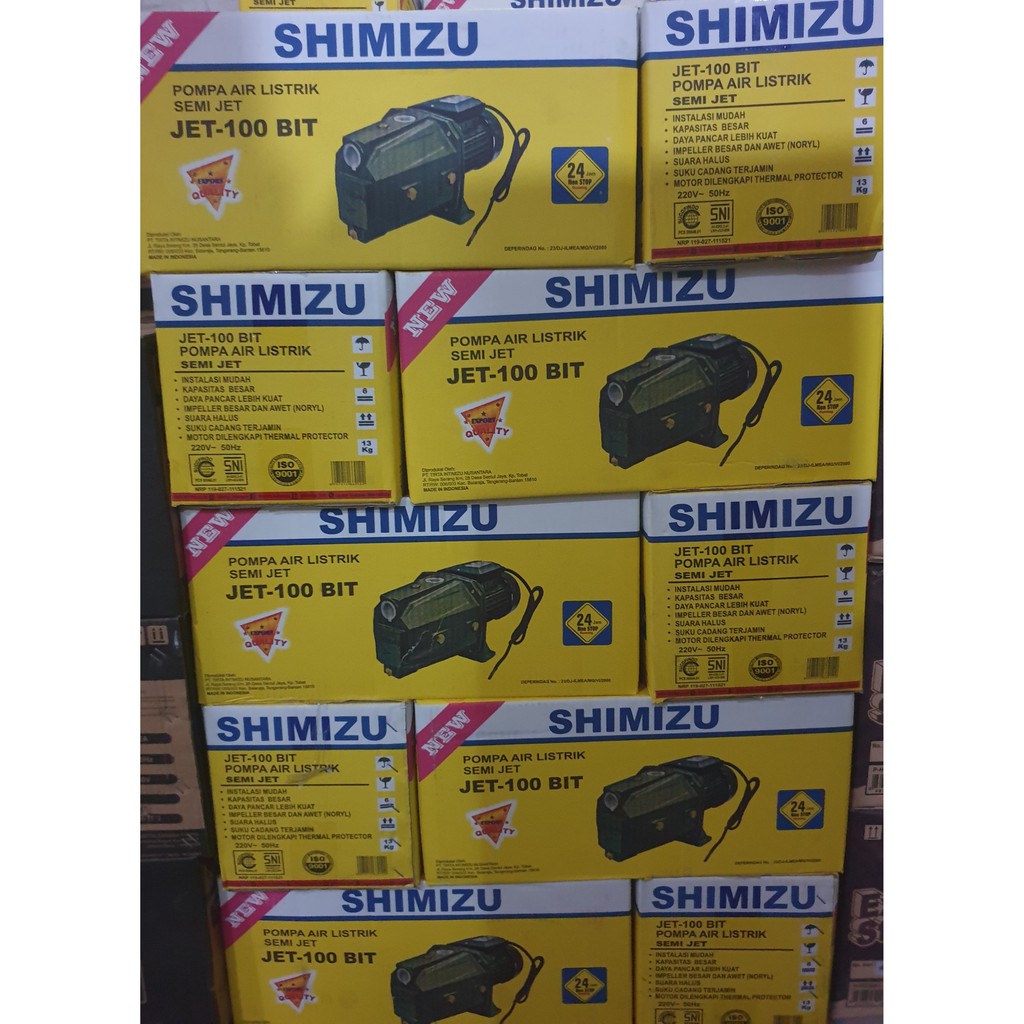 Shimizu Pompa Air Semi Jet Pump JET-100 BIT / JET 100 BIT / JET100BIT