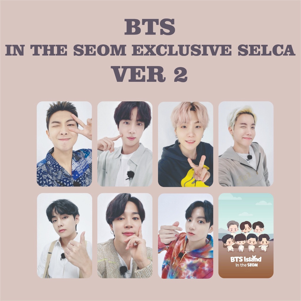 PHOTOCARD BTS IN THE SEOM EXCLUSIVE PHOTOCARD