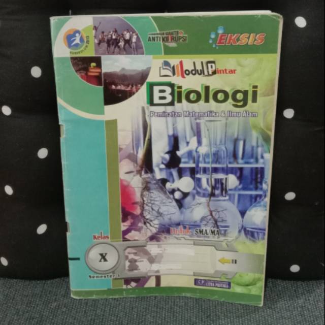 Buku peminatan matematika dan ilmu alam biologi kelas X semester 1