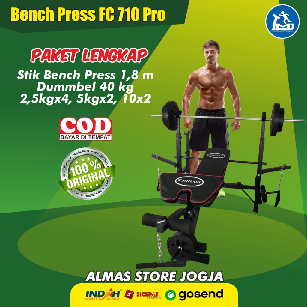 Bench Press Alat Olahraga Fitness Gym Fitness Sit Up Lat Pull Down Chest Press Gym Multifungsi Pembe