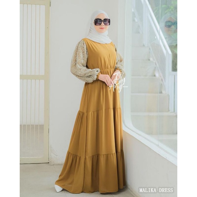 Malika Dress By Elly Arsy / Dress Original Elly Arsy / Dress Wanita