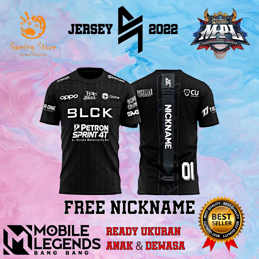 Jersey kaos Baju BLACKLIST INTERNATIONAL 2022