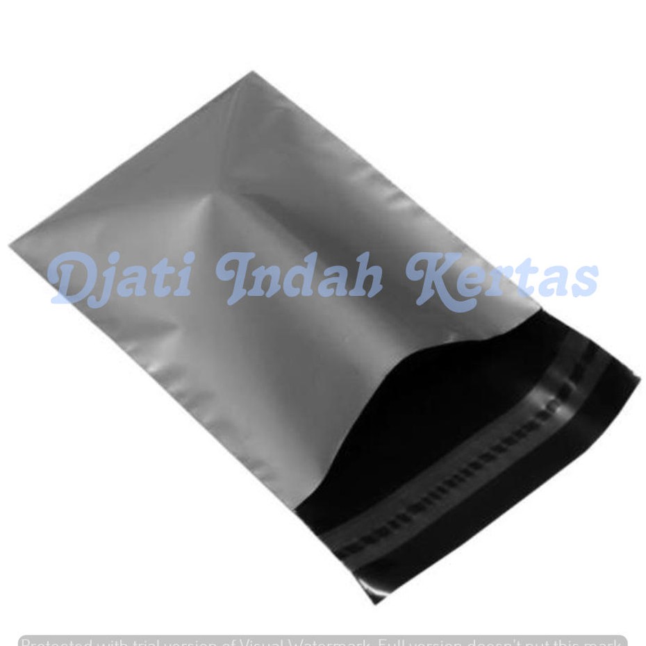 Plastik Packing Polymailer - KHARISMA - Ukuran 38 x 52 Warna Silver Isi 50 pcs