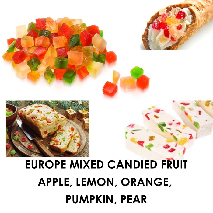 

Buah Kering - 500Gr Europe Premium Candied Mixed Fruits (Buah Kering)
