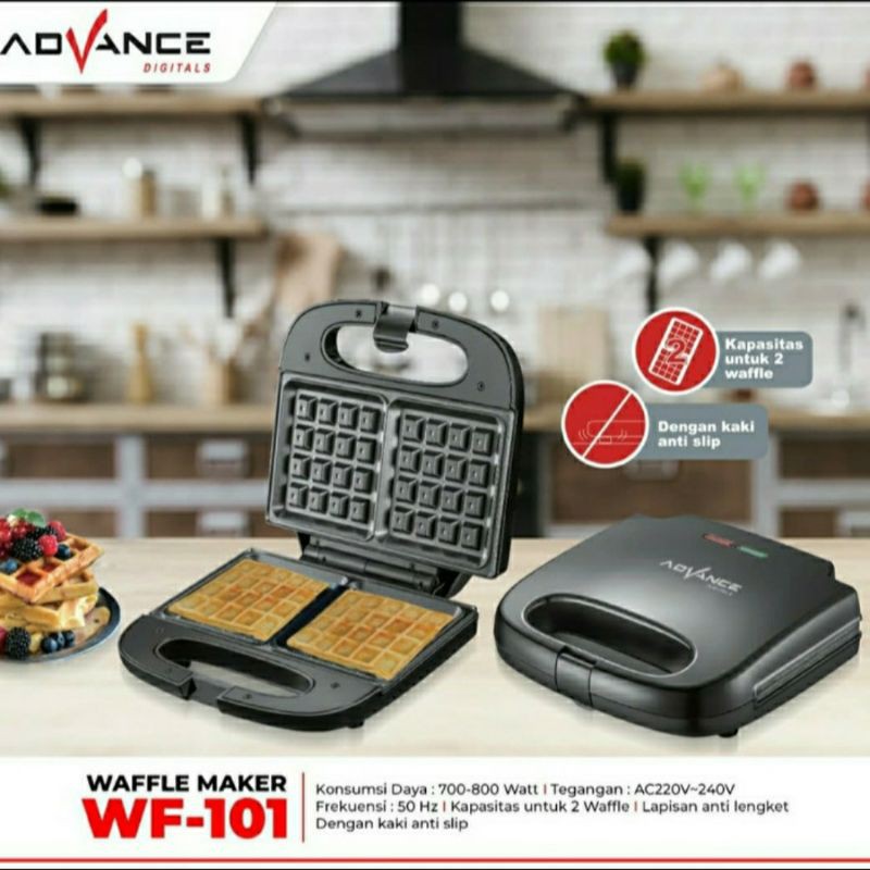 ADVANCE WAFFLE MAKER/CETAKAN WAFFLE WF-101