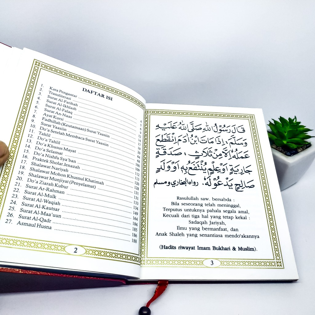 Buku Yasin Tahlil Art Paper 192 Halaman Non-Cover Termurah