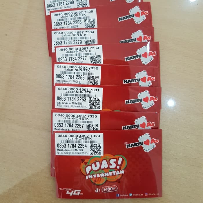Terbaru Kartu Perdana As Jabar Nomor Telkomsel As No Kartu As