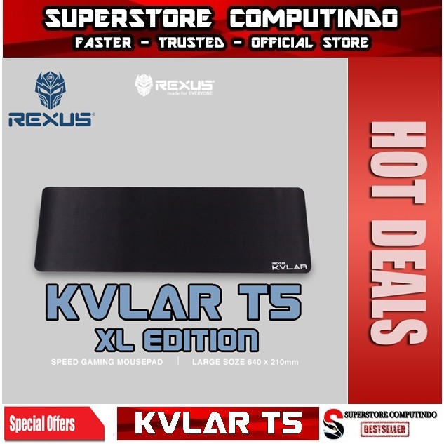 Rexus Kvlar T5 - Gaming Mousepad XL Edition